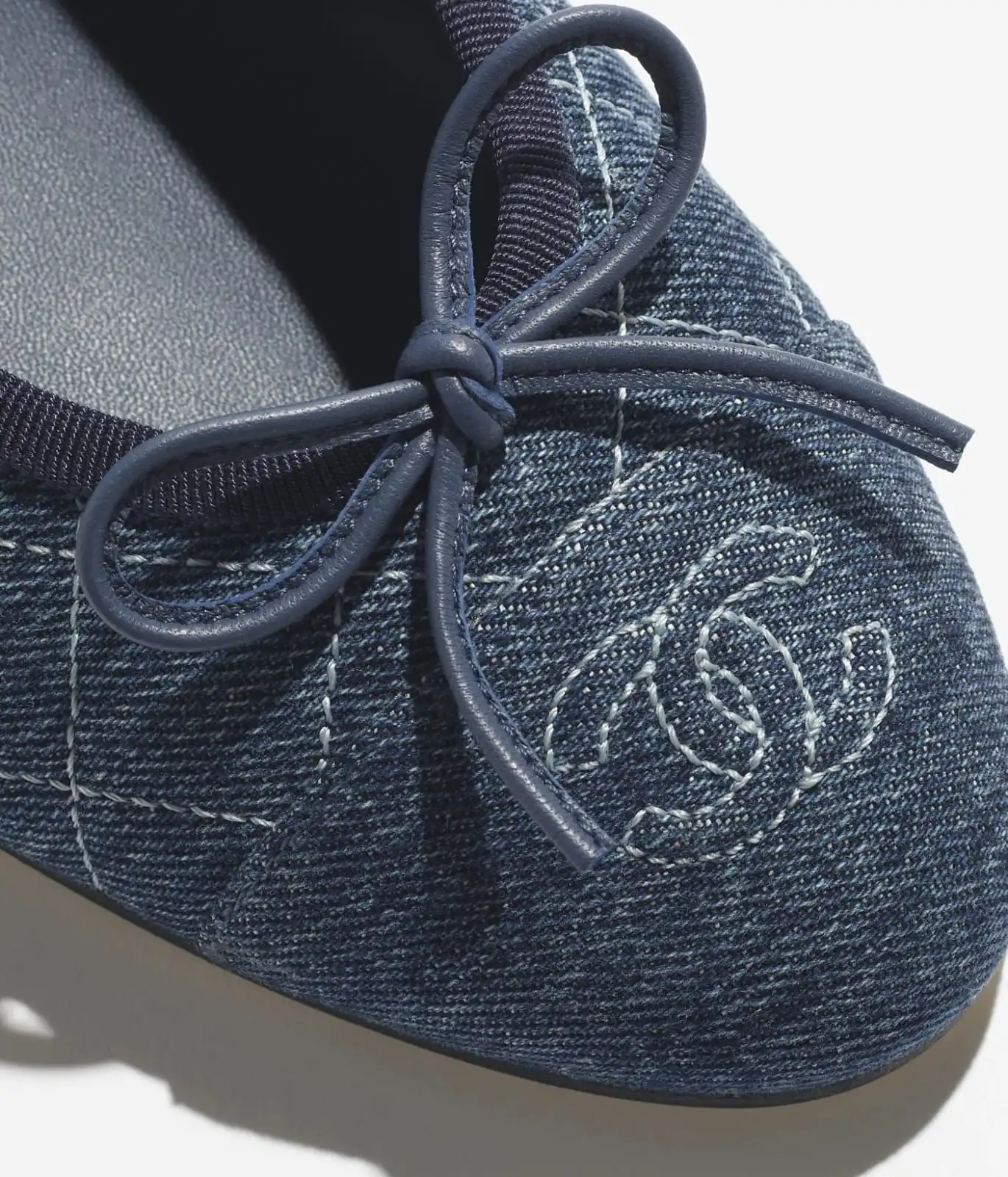 Chanel Ballerine Denim Quilted Flats - photo 7