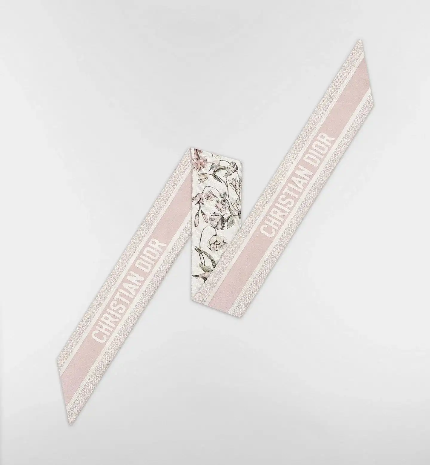 Dior Twilly Millefiori White and Pink Silk - photo 3