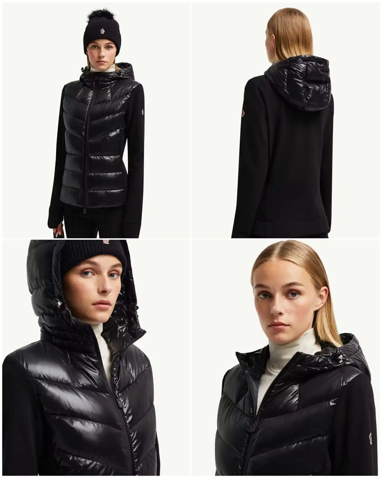 Moncler Moncler Grenoble Padded Fleece Zip-Up Hoodie