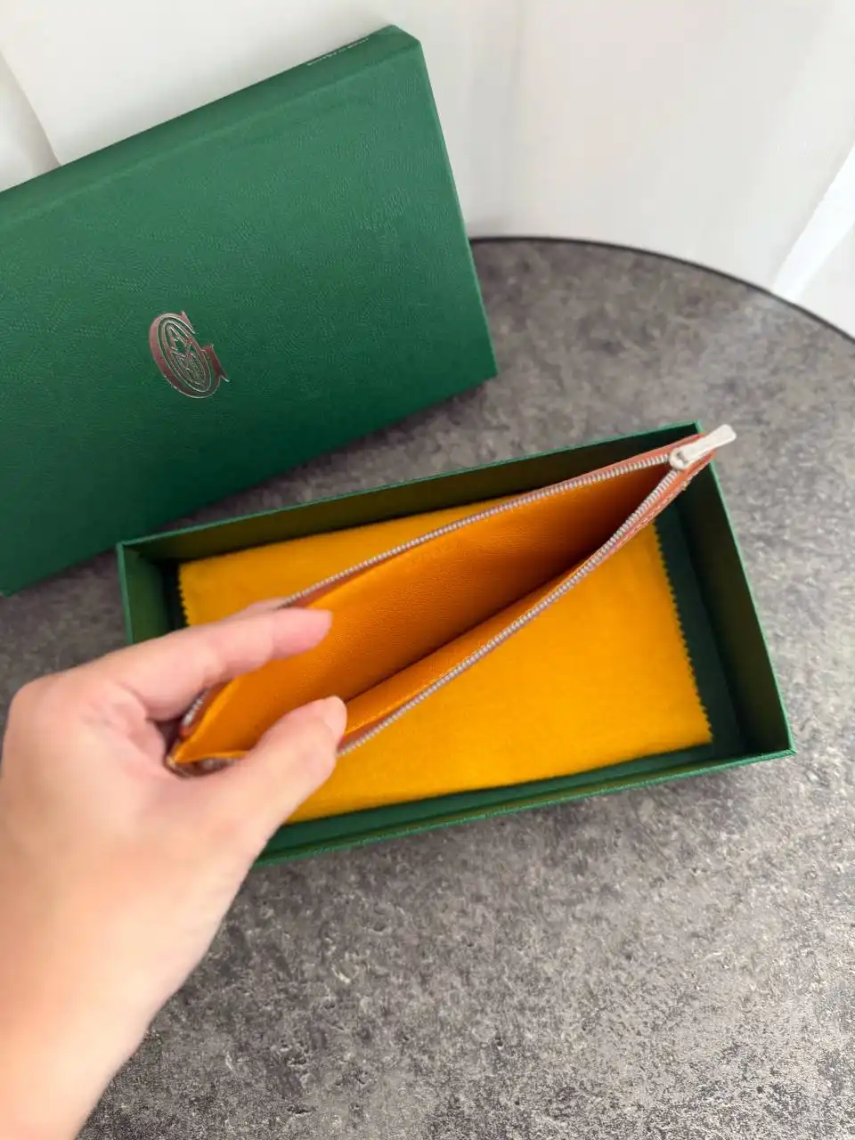 Goyard Louise Wallet Black Tan - photo 3