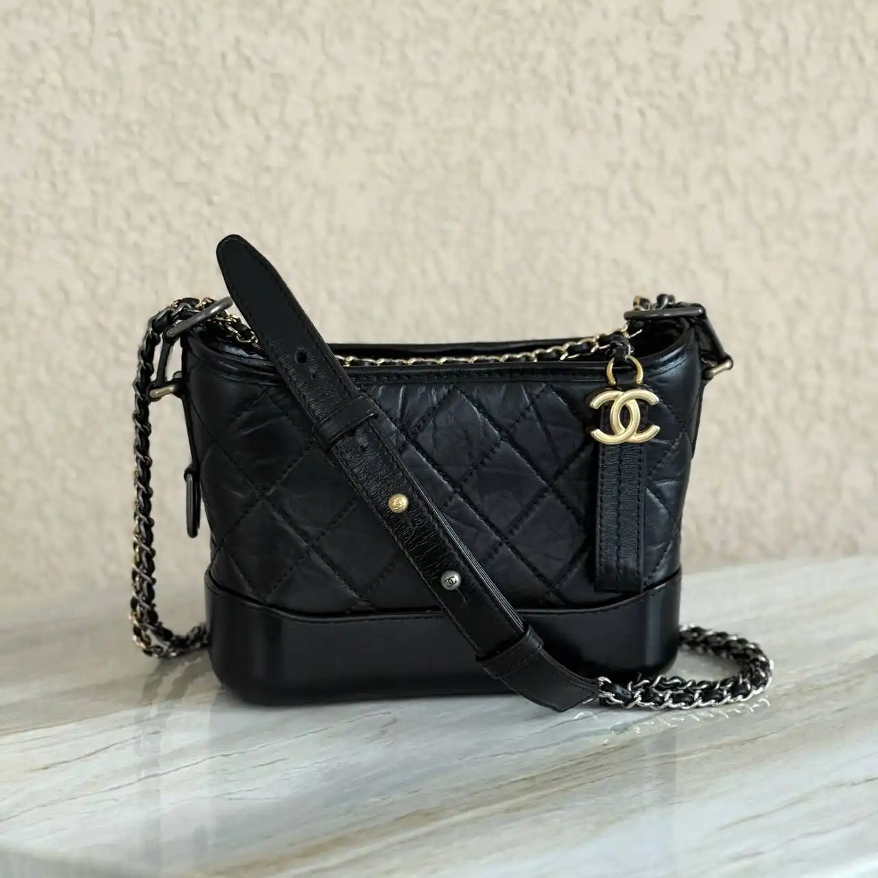 CHANEL Preloved Chanel Gabrielle Small Black