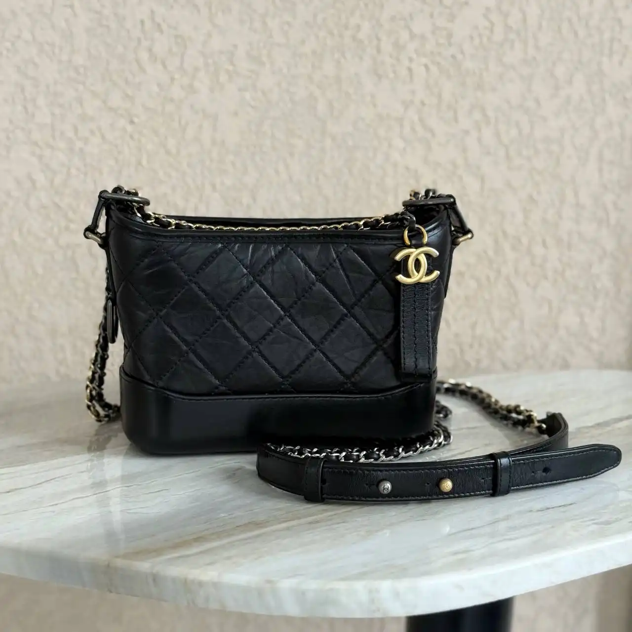 CHANEL Preloved Chanel Gabrielle Small Black