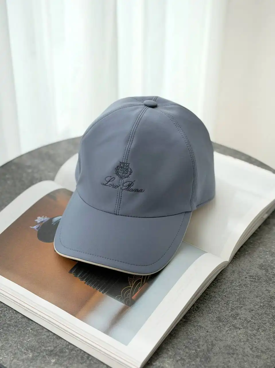 Loro Piana Loro Piana Baseball Cap Blurred Clouds / Ivory