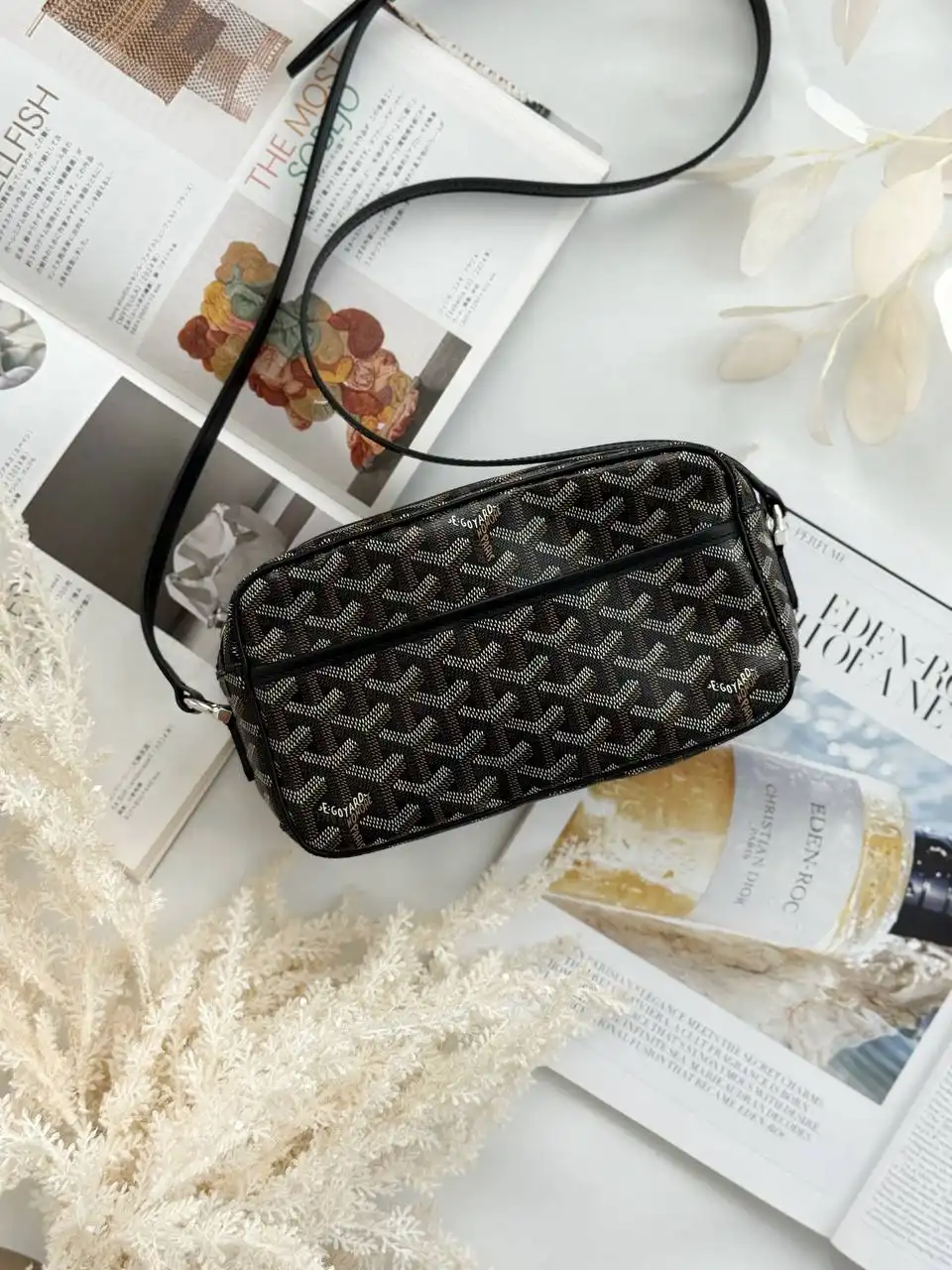 GOYARD Goyard Cap Vert PM Bag Black