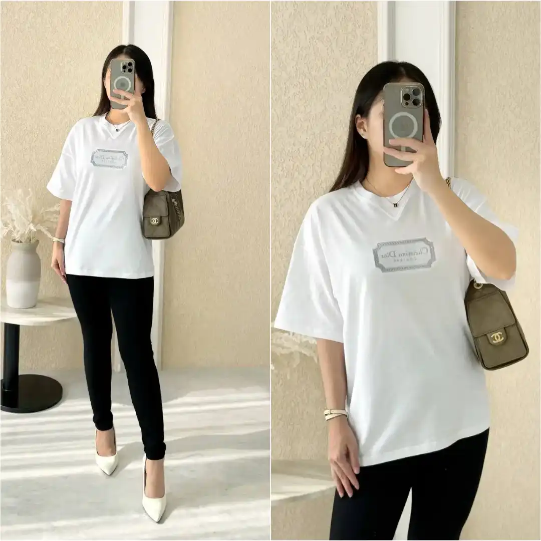 DIOR Dior Christian Dior Couture T-Shirt White Cotton Jersey