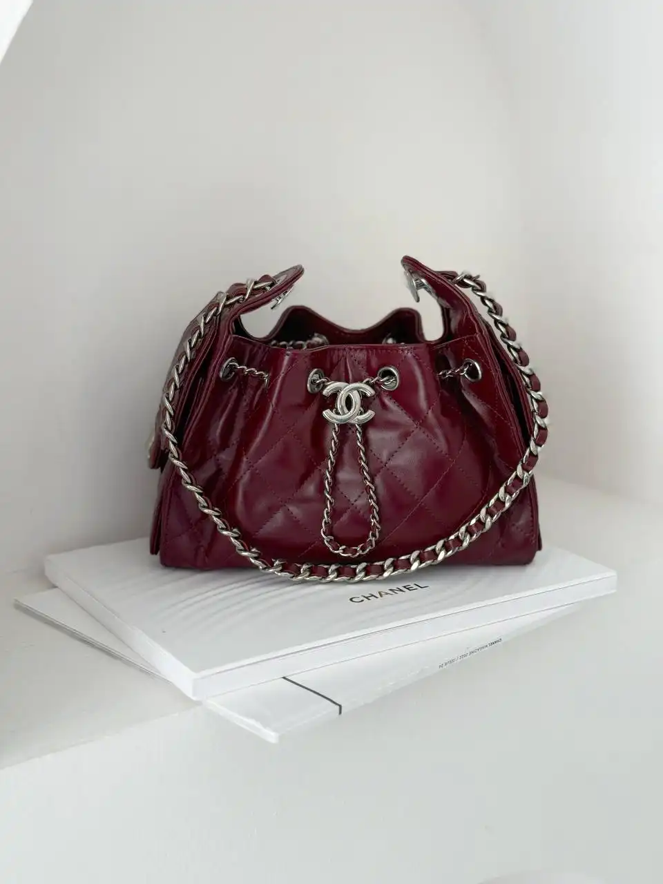 CHANEL Chanel 25 / C25 Mini Burgundy 2026 SHW