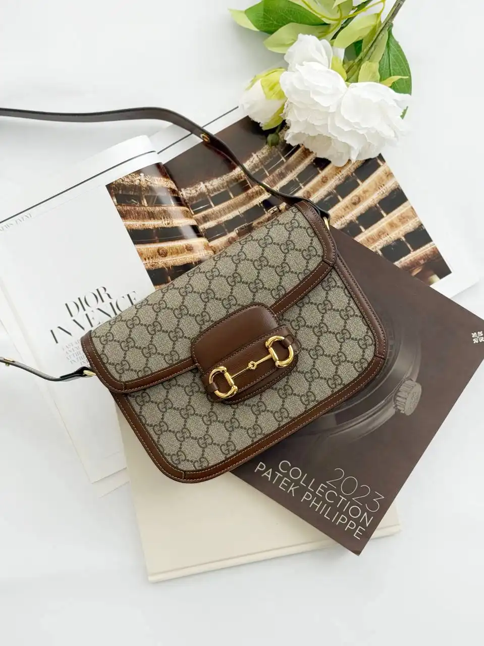 GUCCI Gucci 1955 Horsebit Medium Shoulder Bag