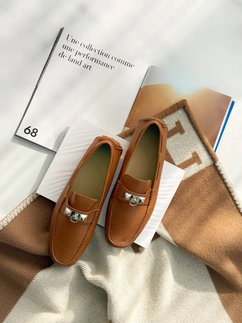 Hermes Irving Loafer Naturel - photo 3