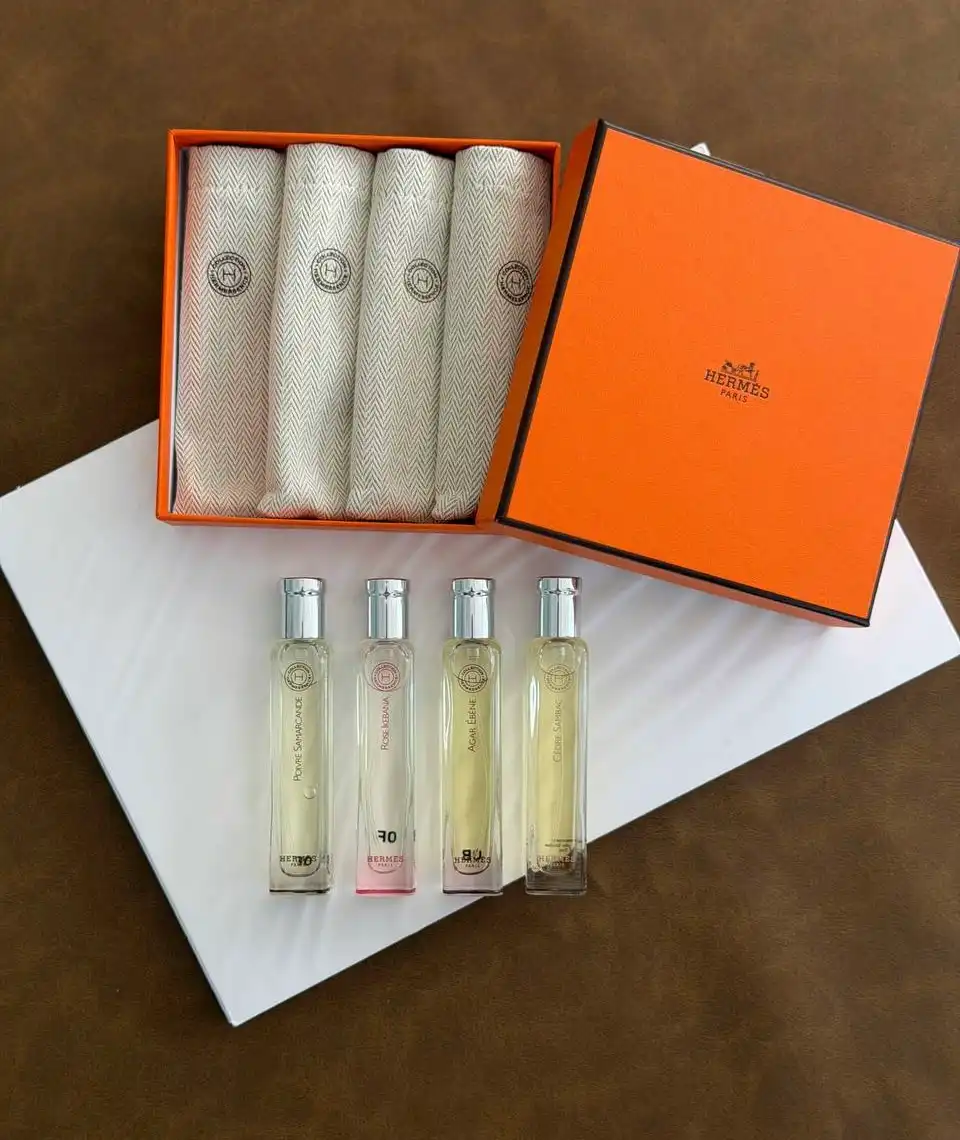 Hermes Travel Set Parfume 4 x 15 ml | Snowceline Luxuries