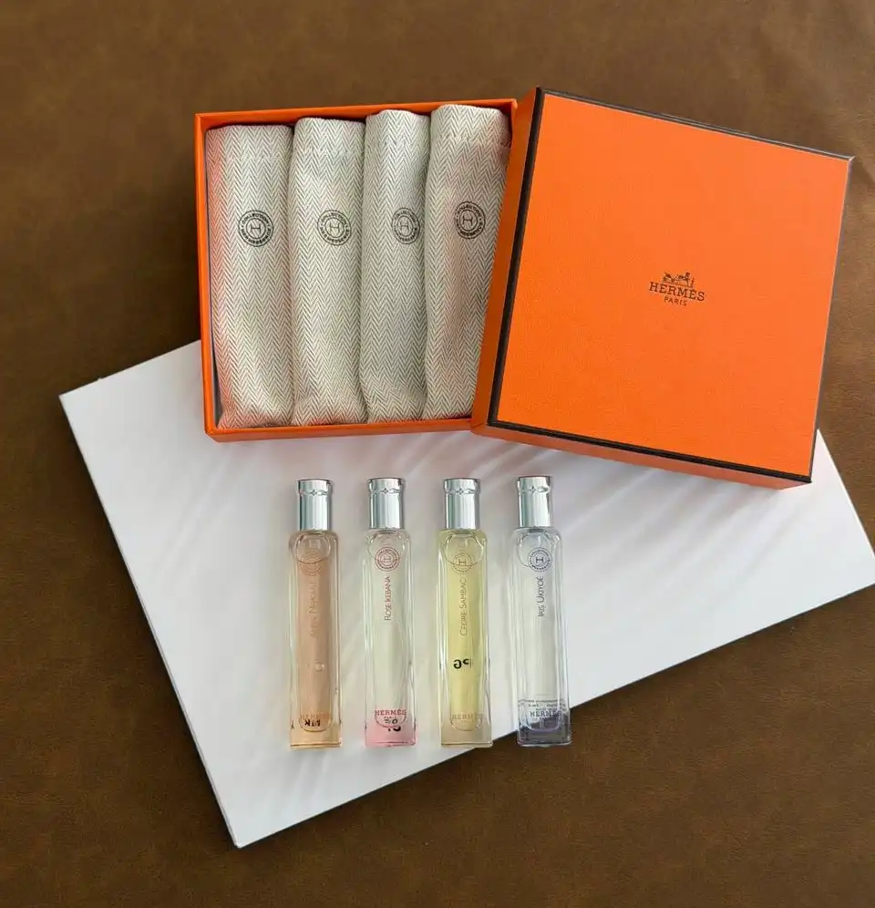 Hermes Travel Set Parfume 4 x 15 ml | Snowceline Luxuries