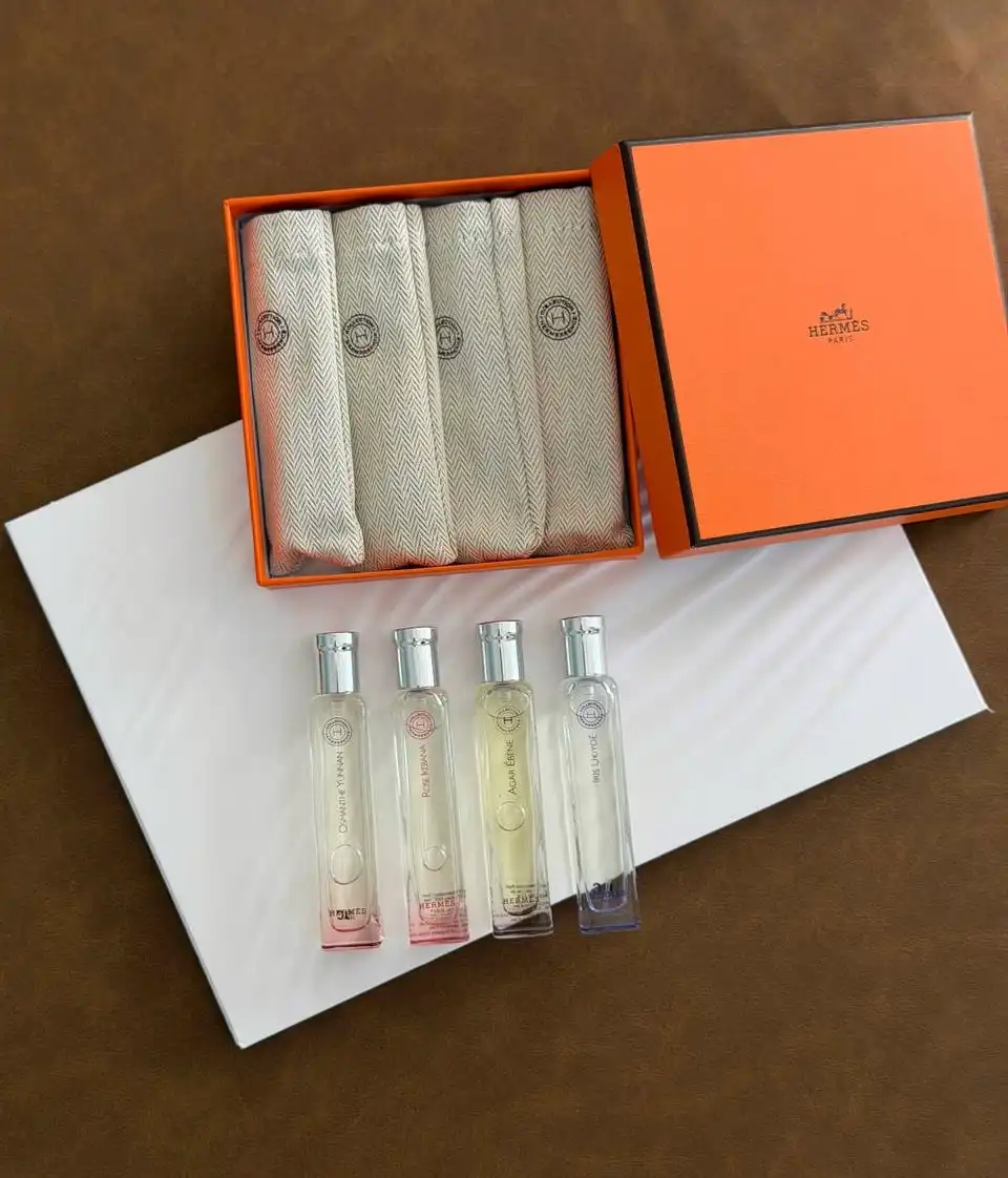 Hermes Travel Set Parfume 4 x 15 ml | Snowceline Luxuries