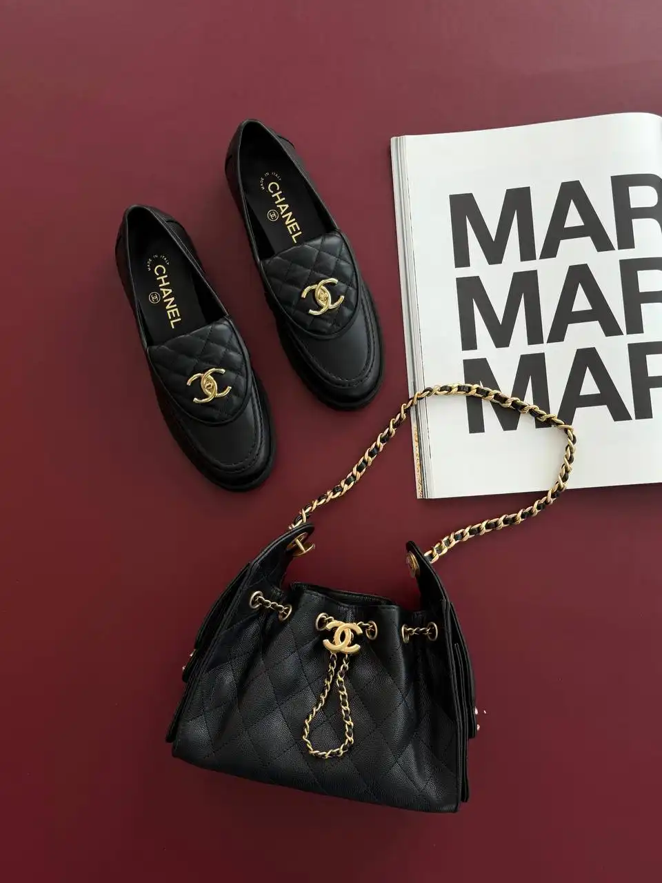 Chanel Mocassin Loafer Black GHW - photo 3