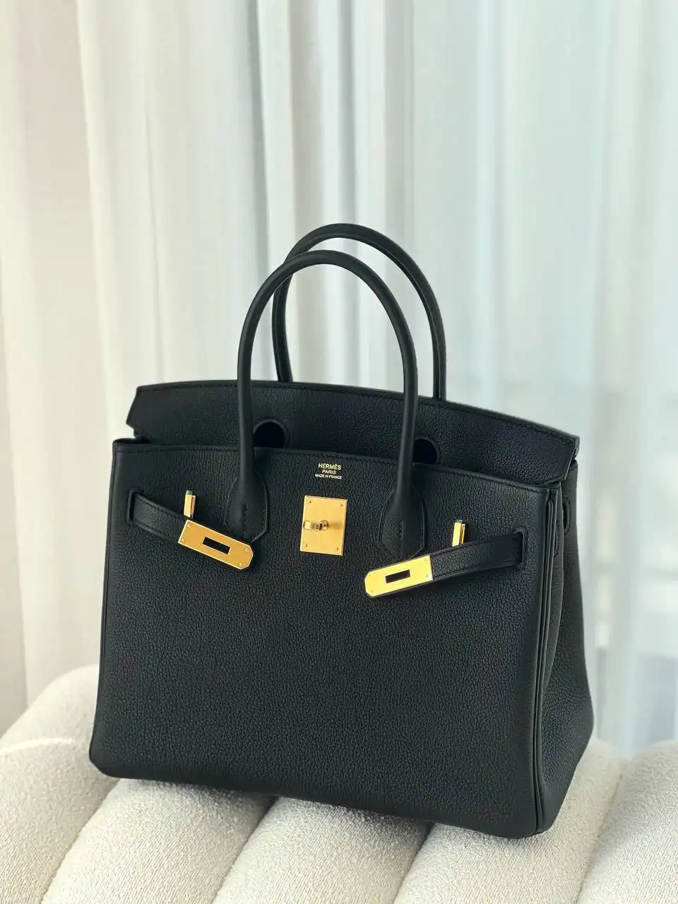 Hermes Birkin 30 / B30 Black Togo GHW - photo 3
