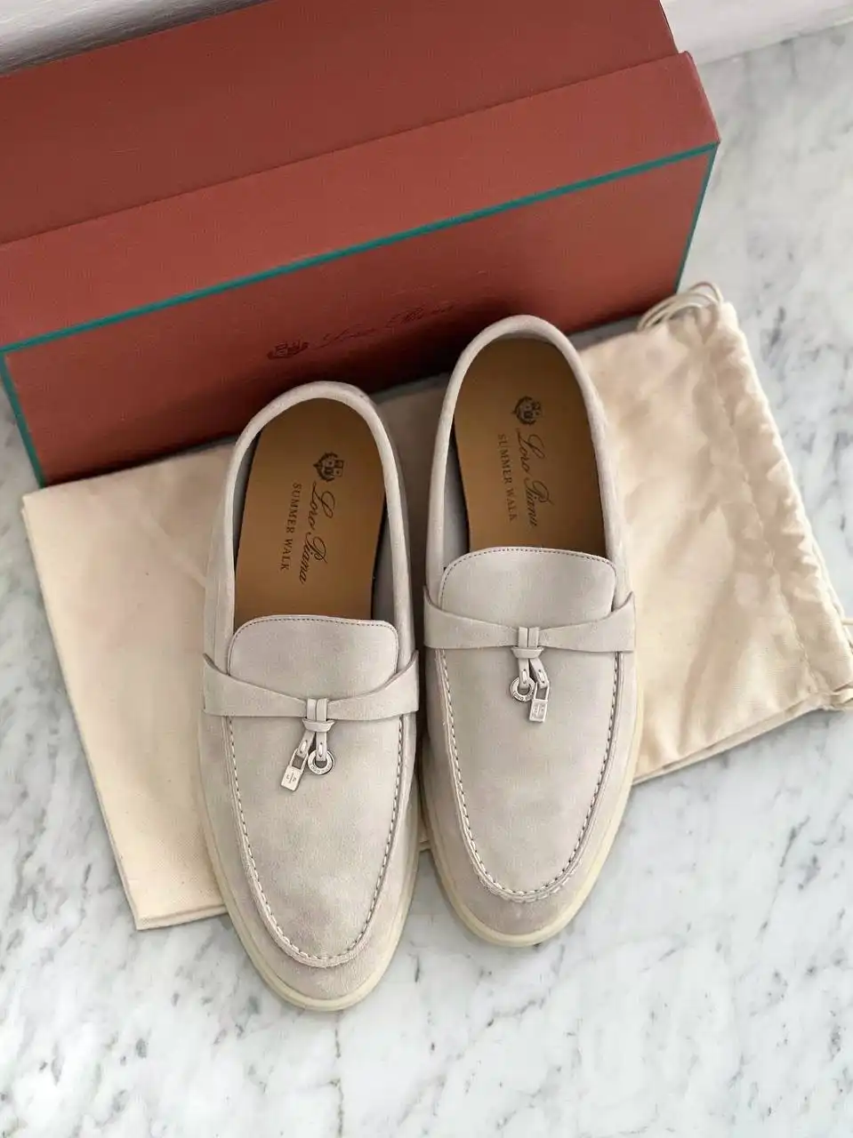 Loro Piana Summer charm Walk Pearl Powder PHW - photo 1