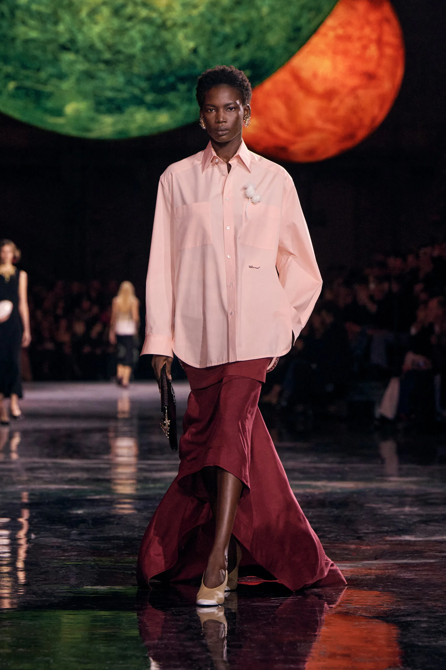 Chanel Long-Sleeved Shirt Cotton Coral - photo 4