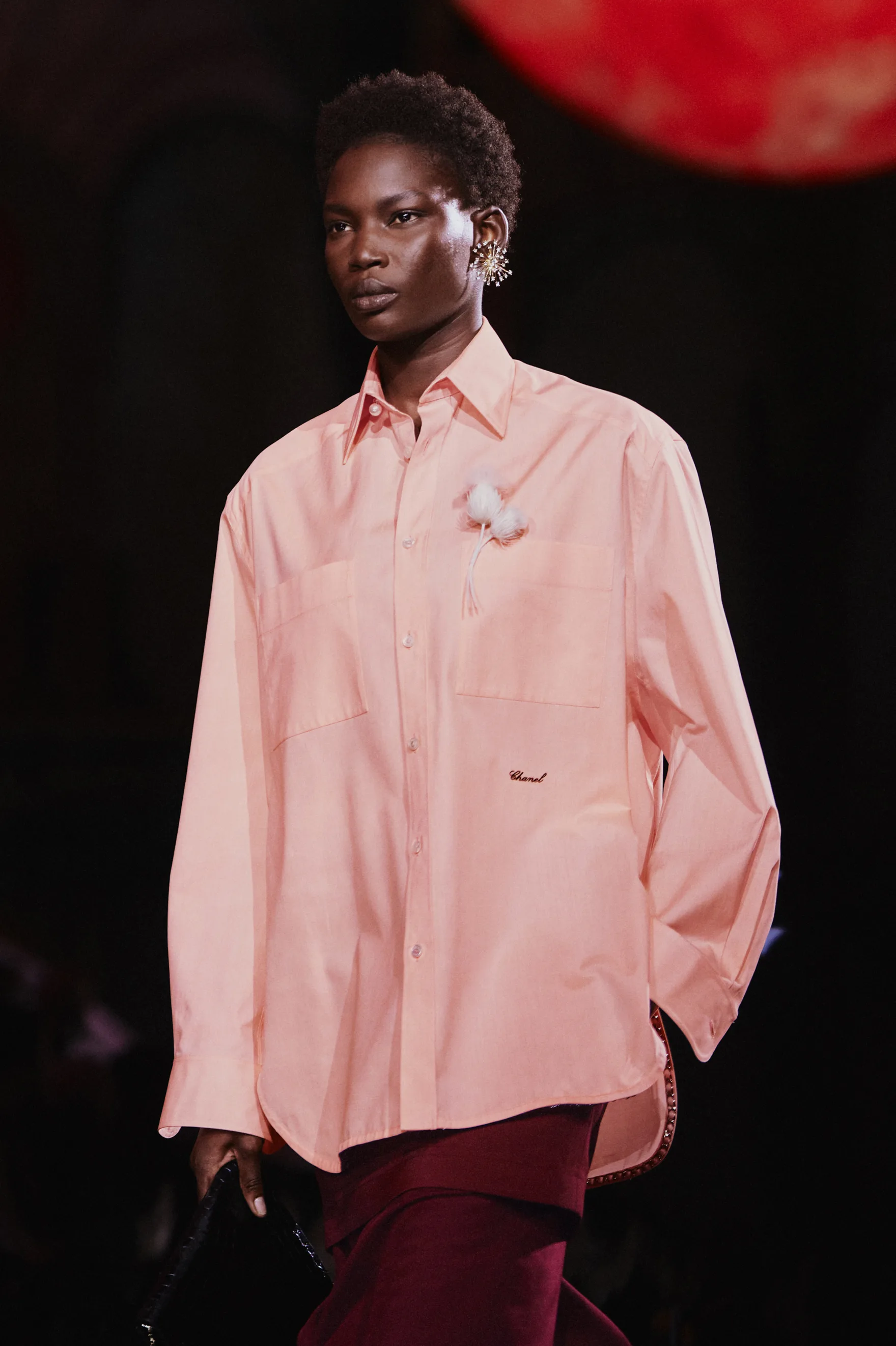 Chanel Long-Sleeved Shirt Cotton Coral - photo 5