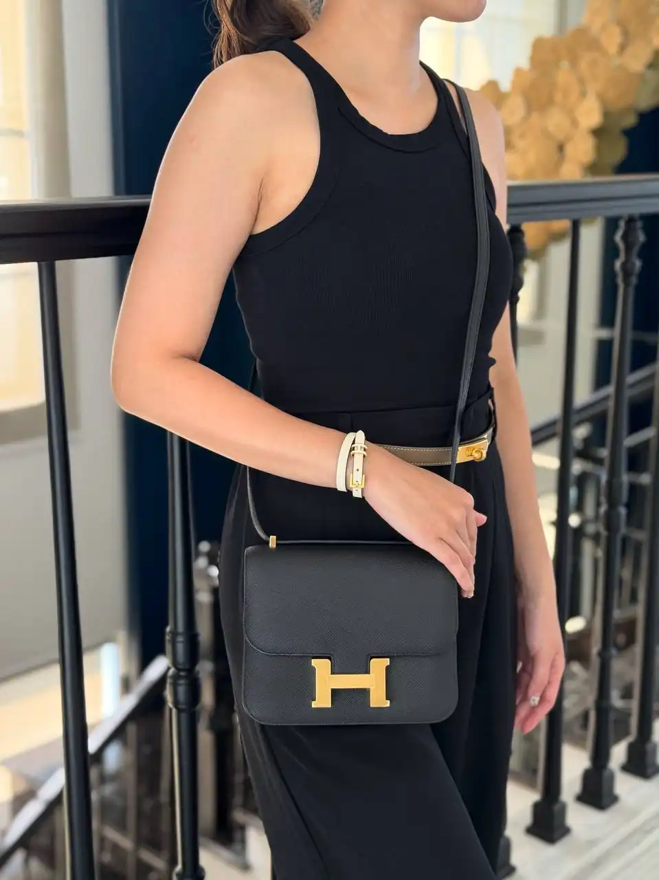 Hermes Constance 18 / C18 New Black GHW With Mirror - photo 4