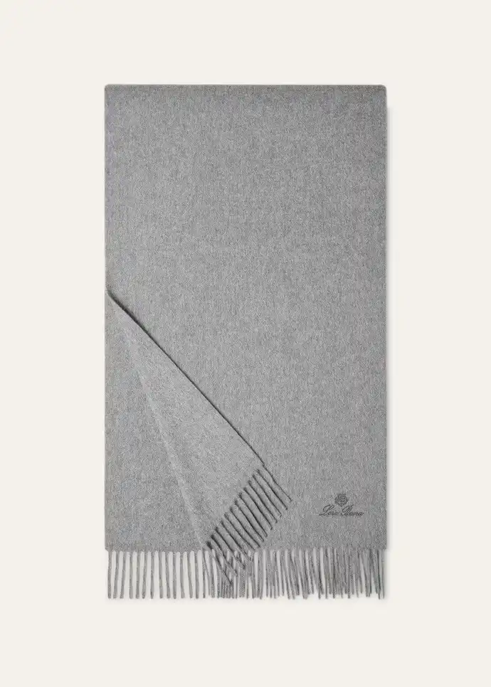 Loro Piana Grande Unita Scarf Flannel Melange - photo 3