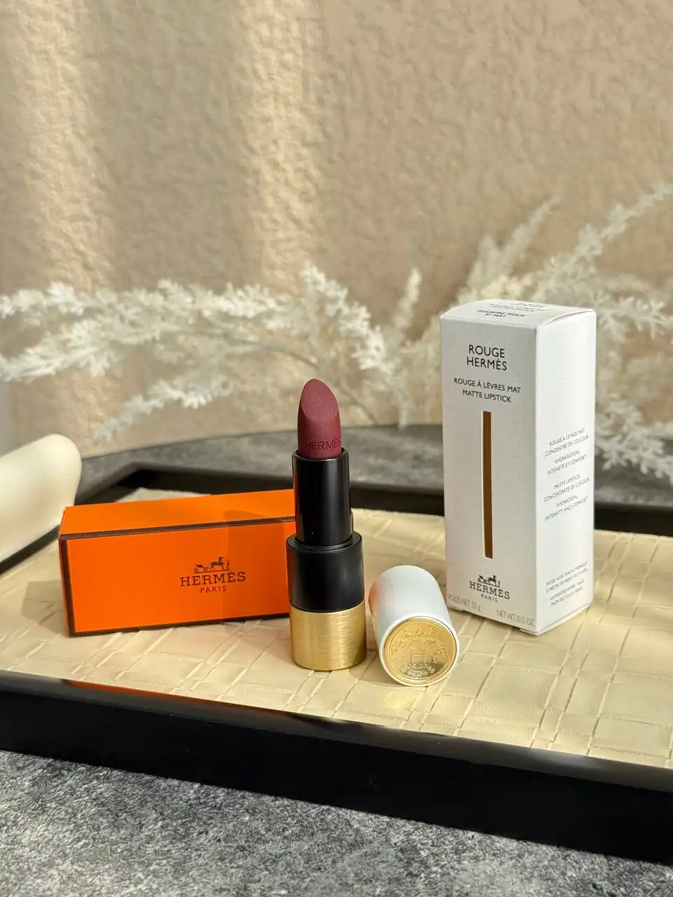 Hermes Lipstick - 97 Mat Pourpre Figue