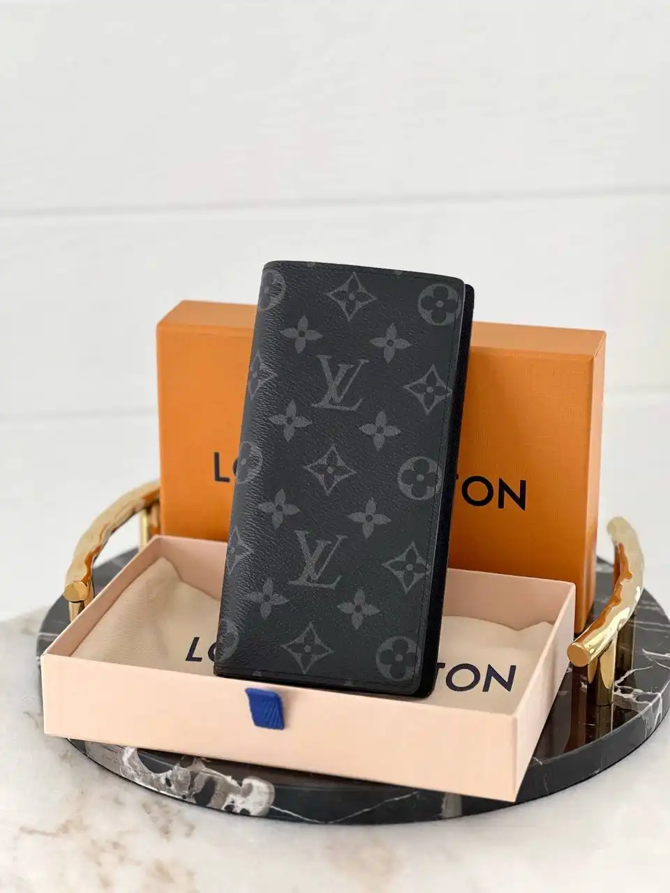 Louis Vuitton LV Brazza Wallet Monogram Eclipse