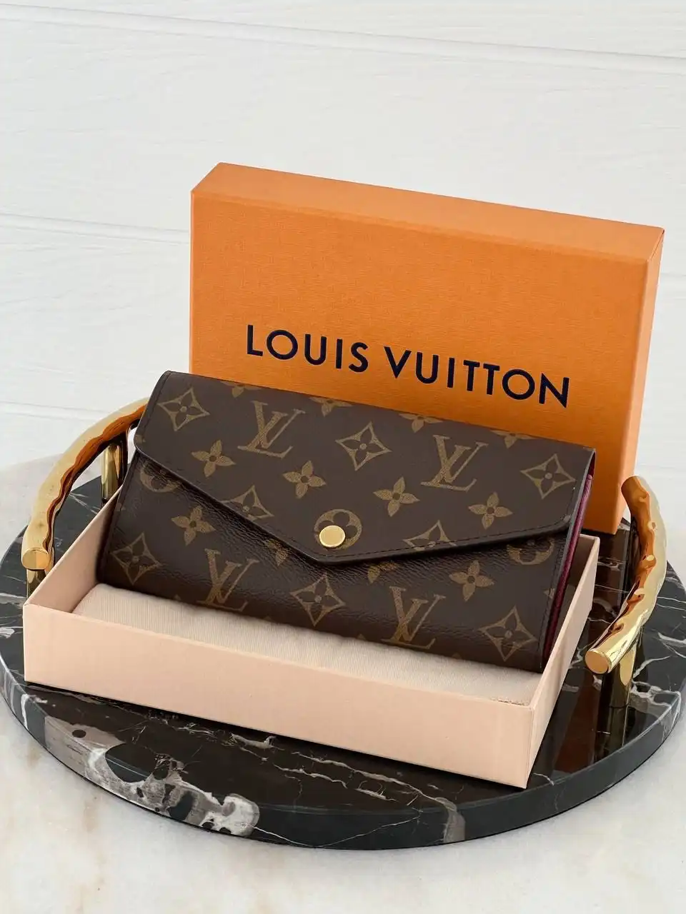 Louis Vuitton LV Sarah Wallet Monogram
