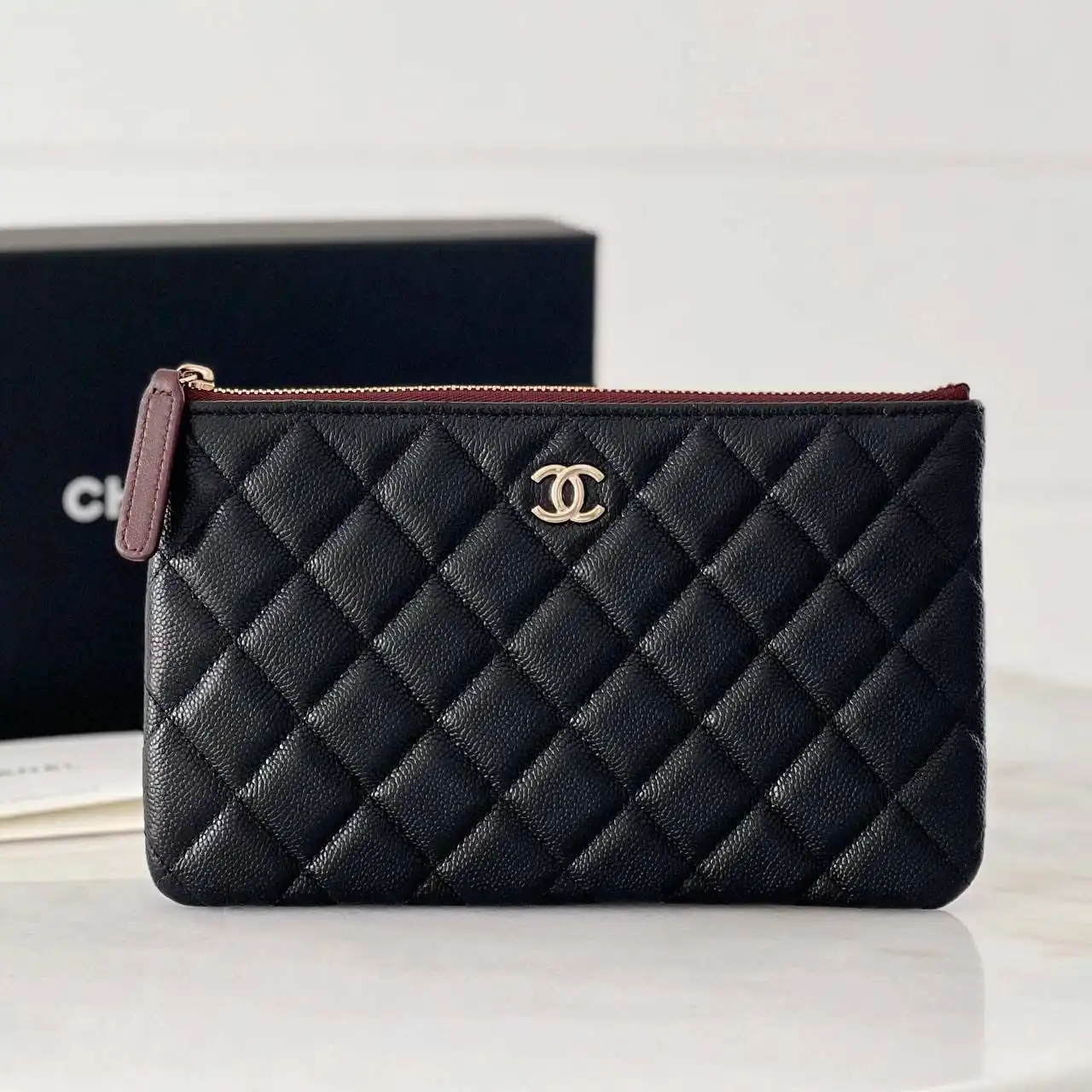 CHANEL Chanel Ocase Small Black GHW