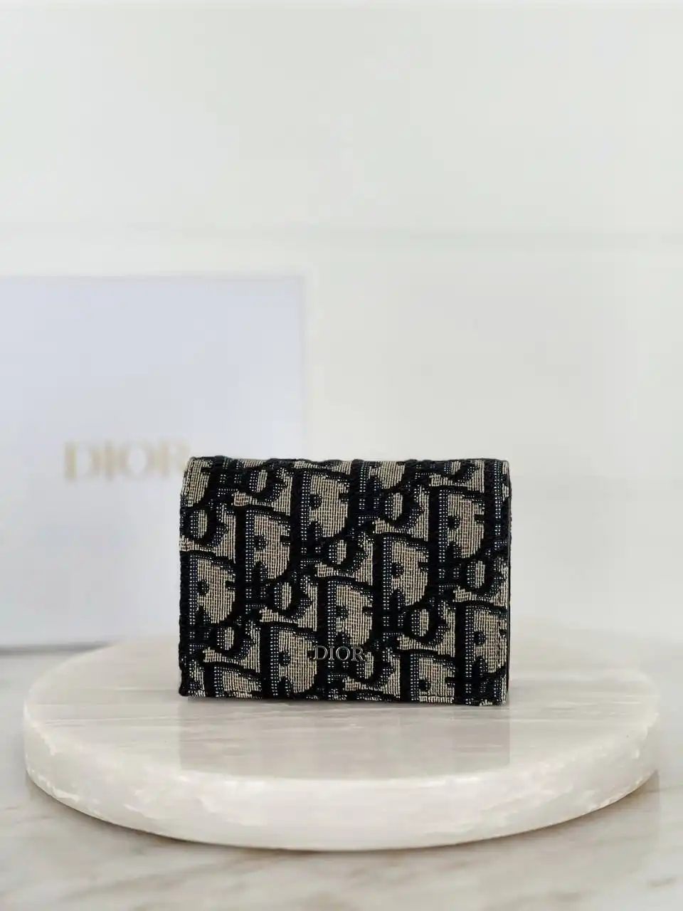 DIOR Dior Card Wallet Visite Wallet Oblique