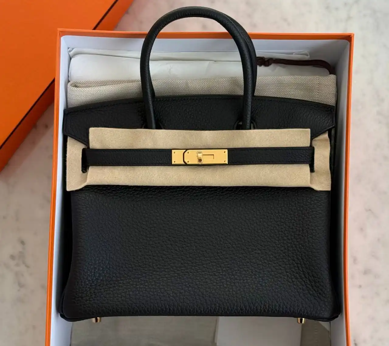Hermes Hermes Birkin 30 / B30 Black Togo GHW