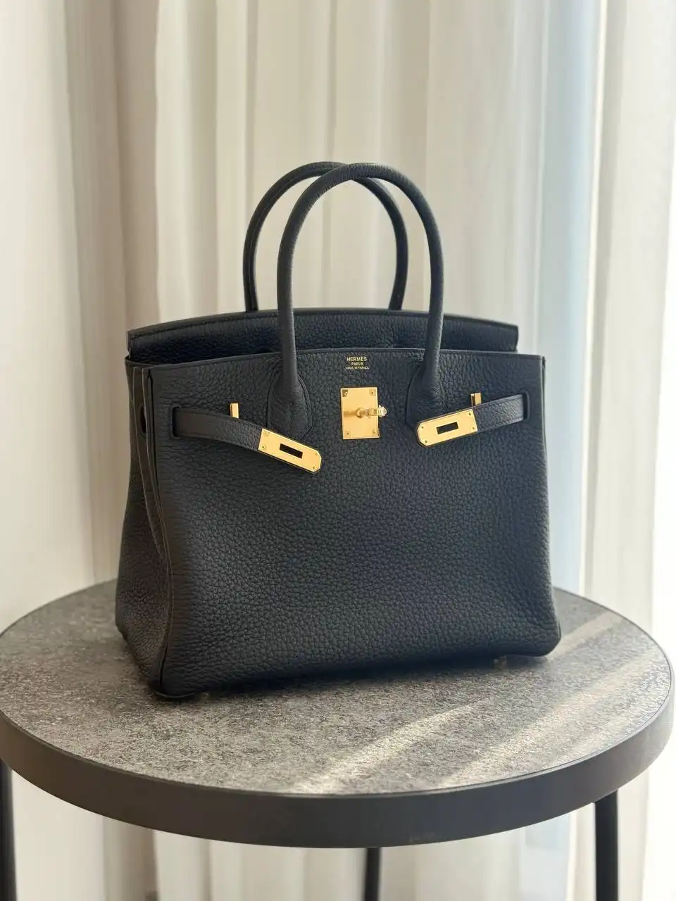 Hermes Birkin 30 / B30 Black Togo GHW - photo 3