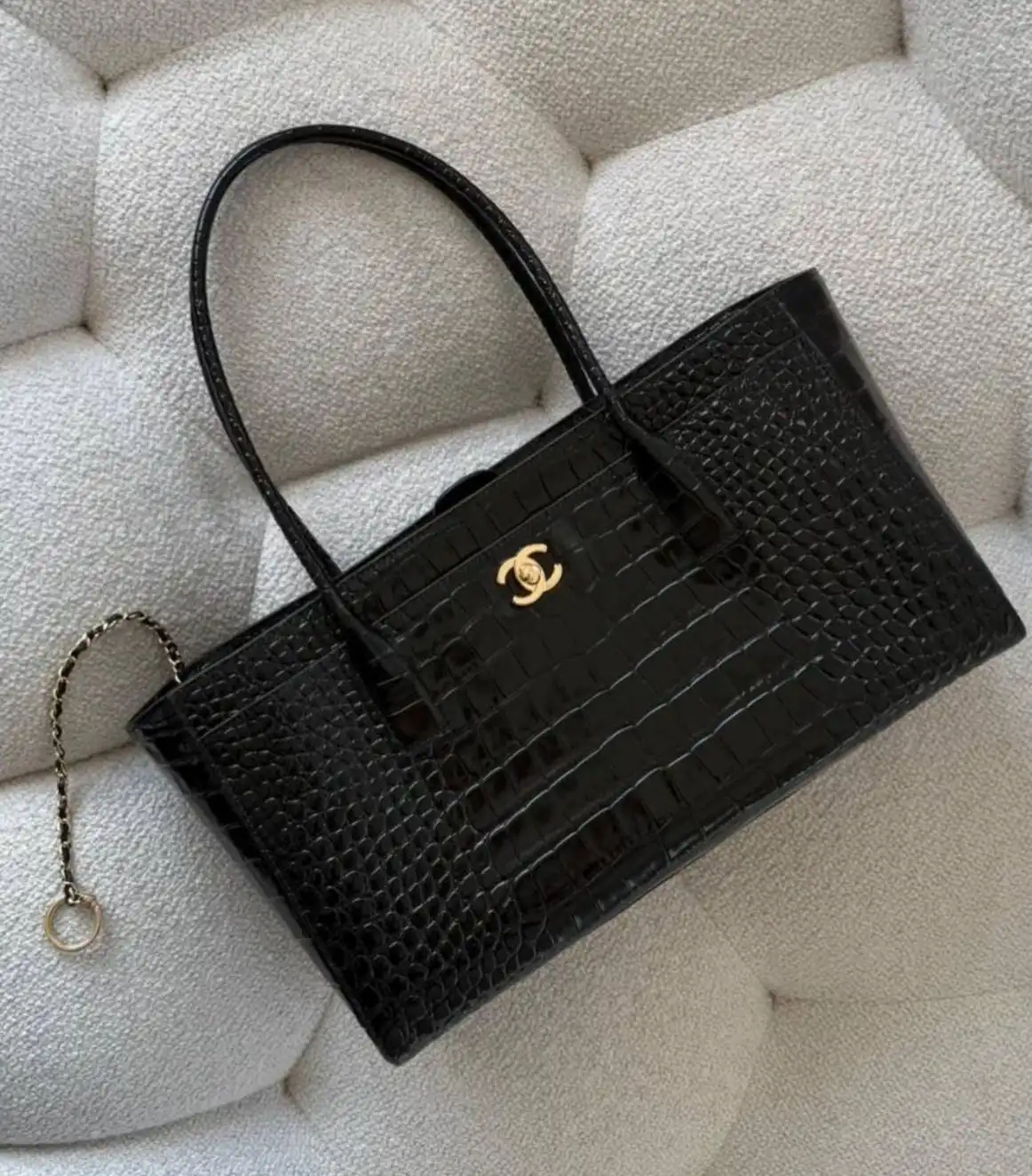 Chanel Executive Tote Regular Croco Black GHW - photo 6