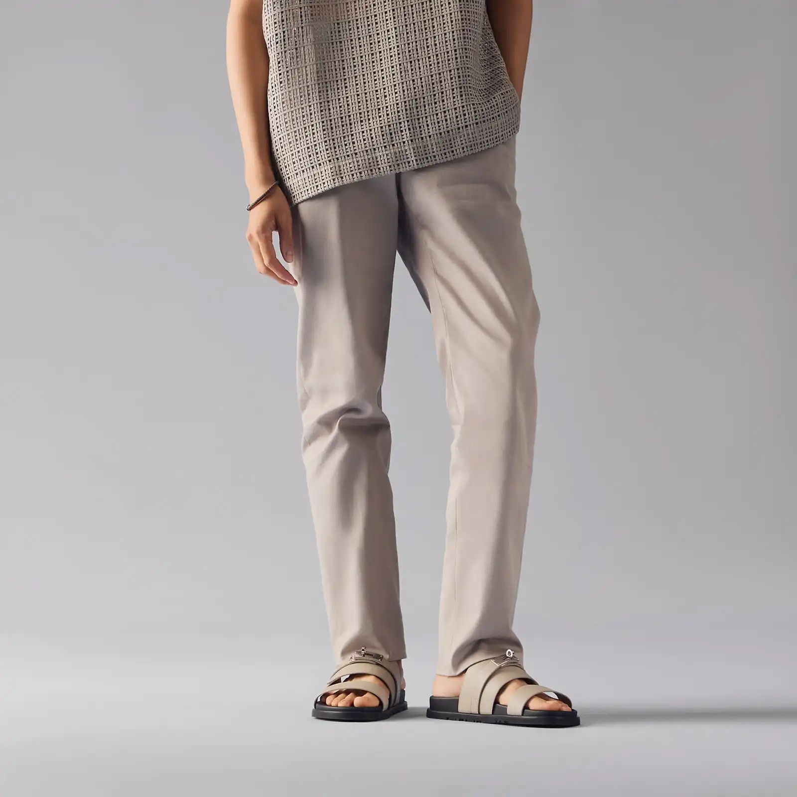 Hermes Jackson Sandal Beige Esquisse - photo 3