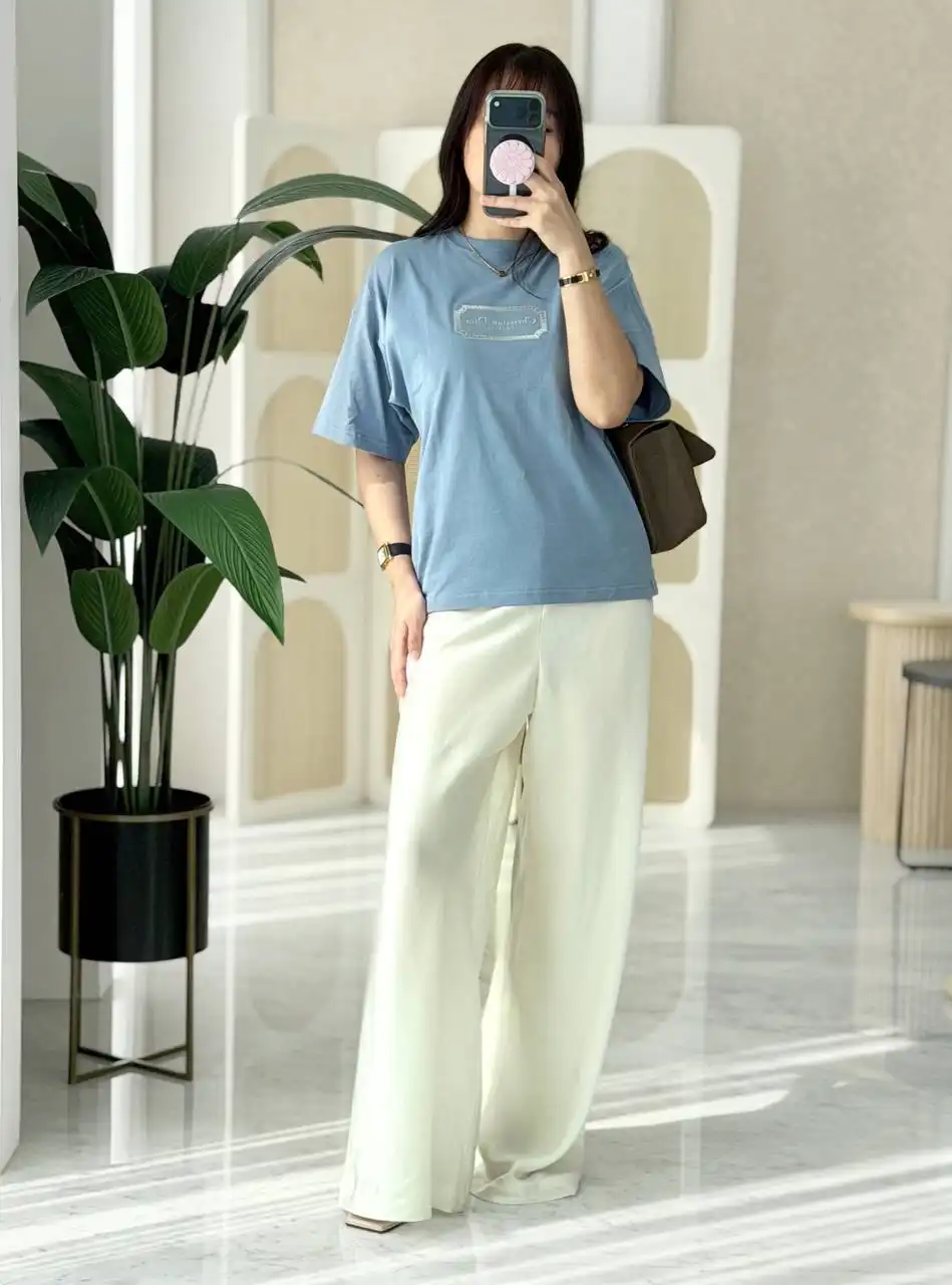 DIOR DIOR Christian Dior Tshirt Couture Blue