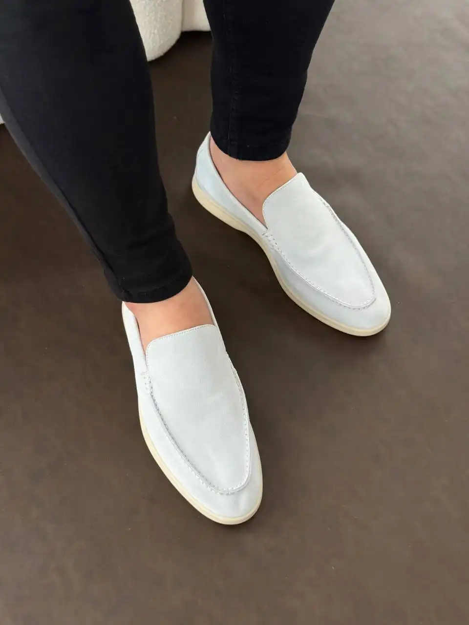 Loro Piana Loro Piana Summer Walk Loafer Niagara Water