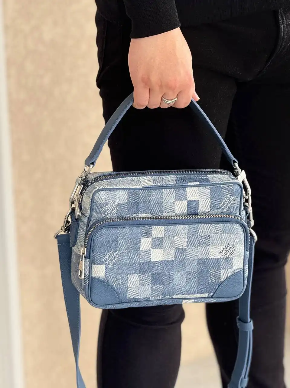 LV Nil Messenger Damoflage Indigo - photo 3