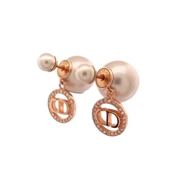 Dior Tribales Earrings CD Mid Blink Pearl Pink - photo 3