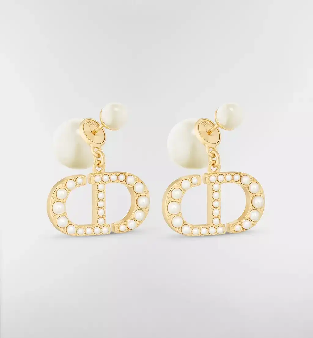 Dior Tribales Earrings CD Full Pearls - photo 3