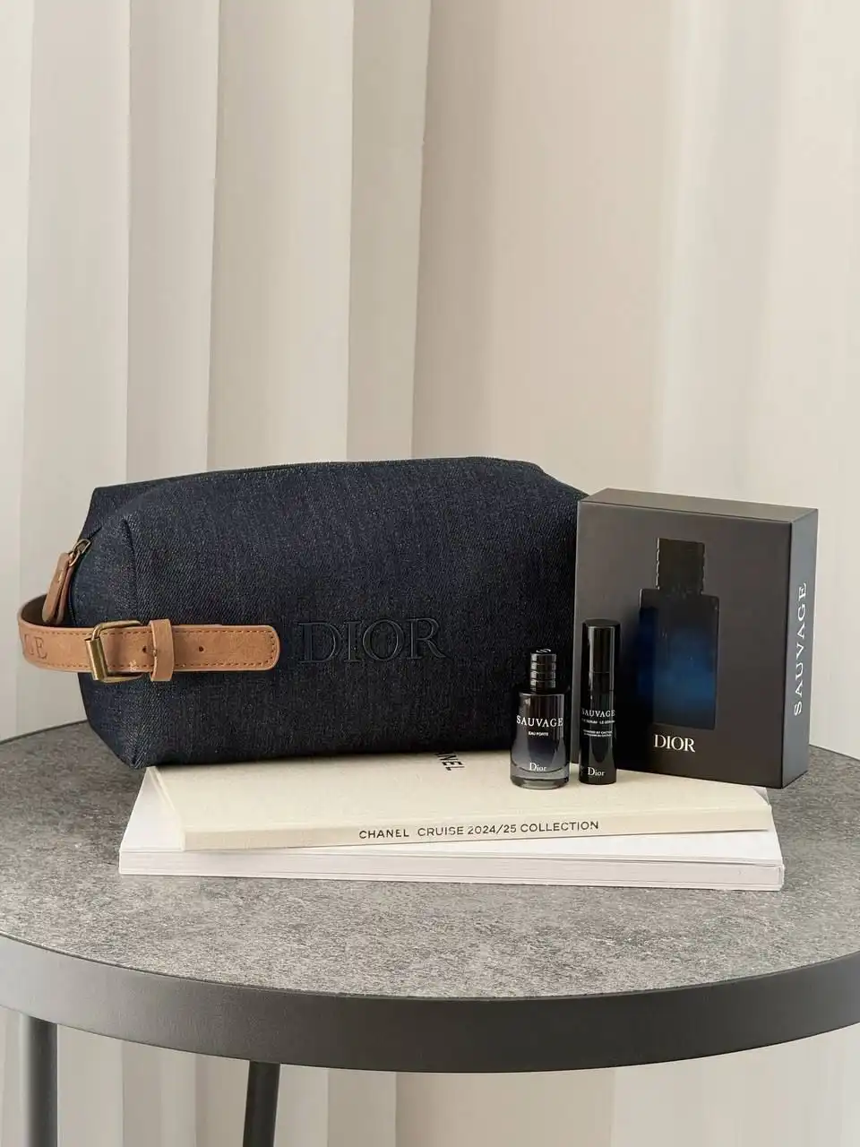 DIOR Dior Pouch Denim Sauvage Set