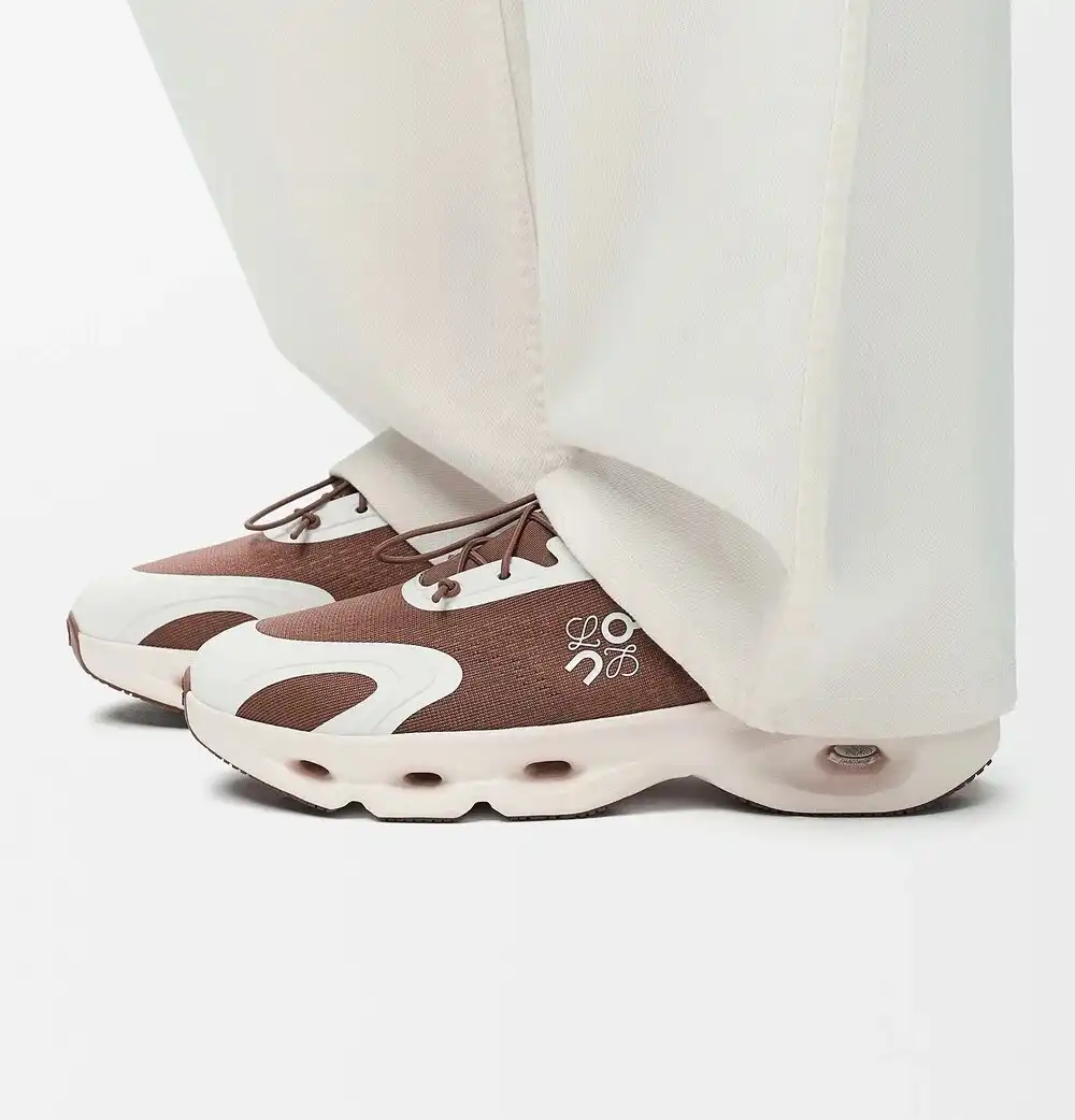 Loewe X On Cloudsolo Sneaker Woman Taupe / Eggshell - photo 11