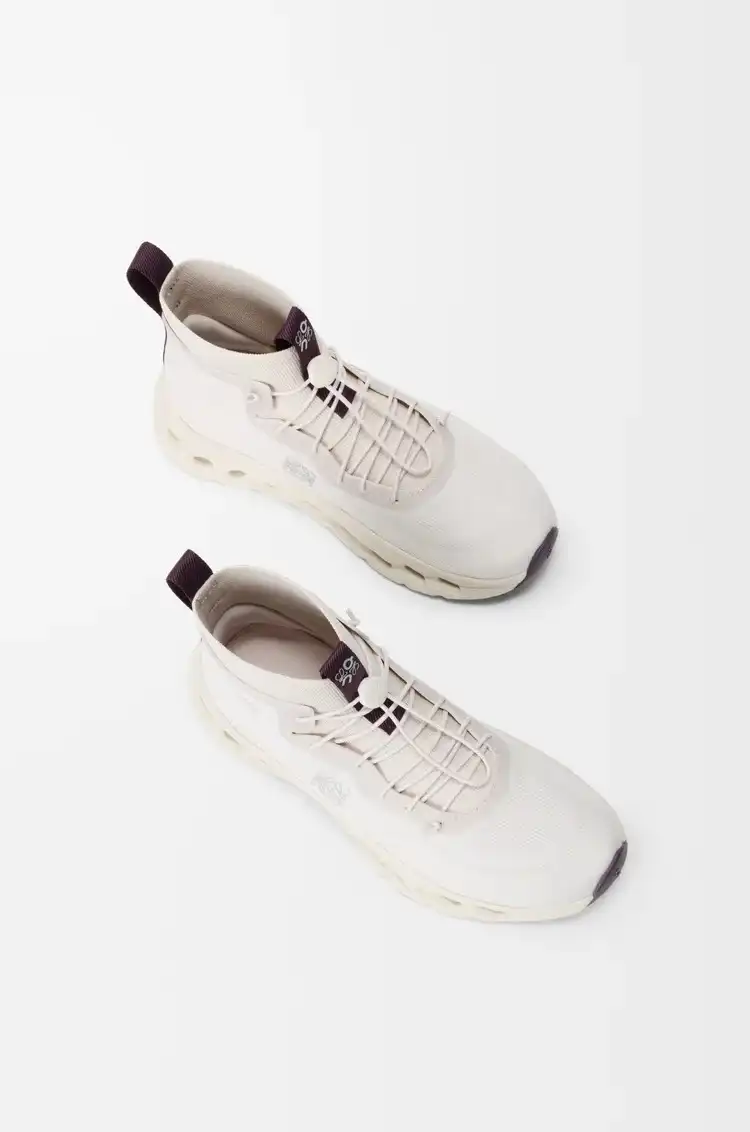 Loewe X On Cloudtilt Hi Sneaker Woman Sand / Oatmeal / Plum - photo 8