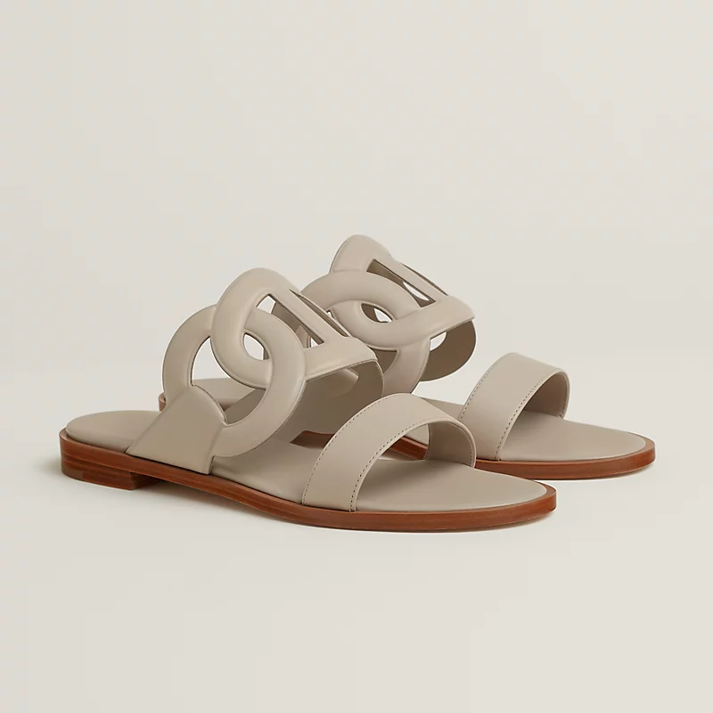 Hermes Hermes Lagune Sandal Beige Nomade