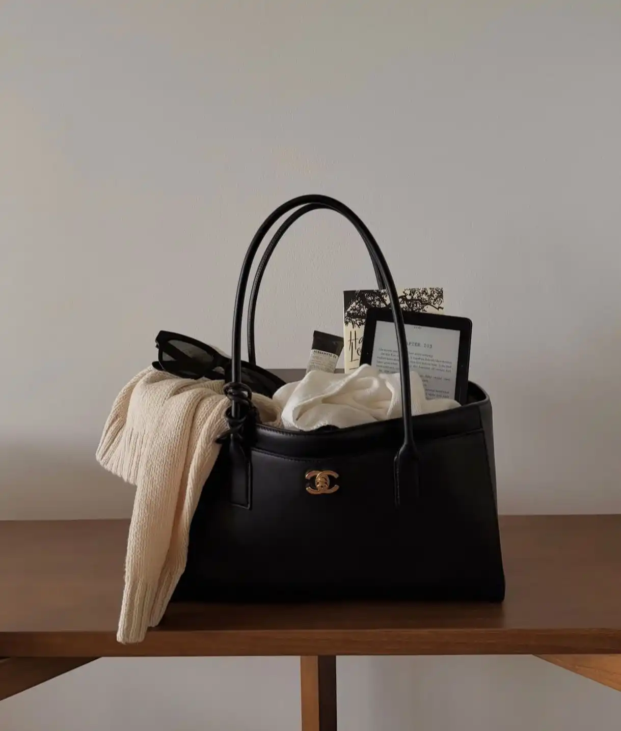 CHANEL Chanel Executive Tote Black GHW