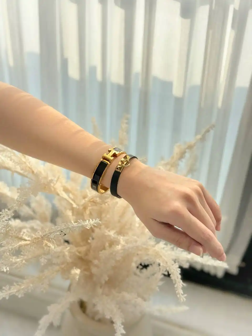 Hermes Clic H Bracelet Black GHW - photo 4