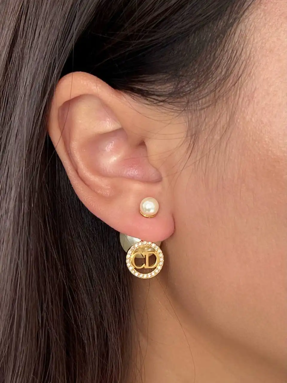 Dior Tribales Earrings CD Mid Blink Pearl - photo 2