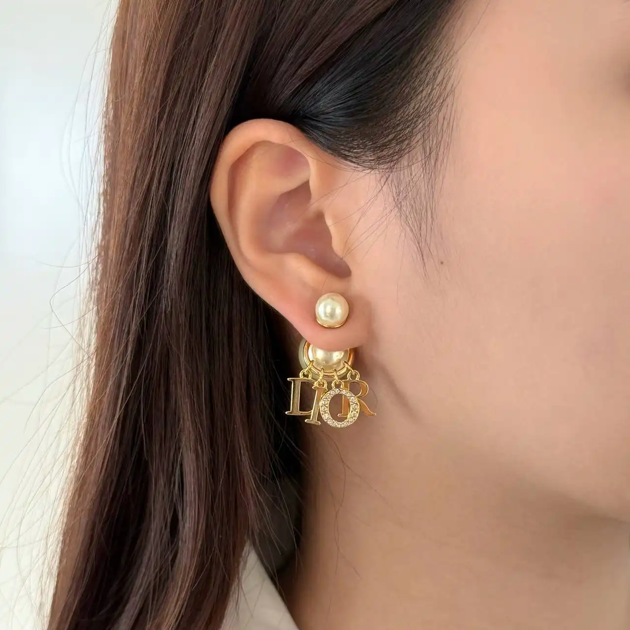 DIOR Dior Tribales Earrings Letter