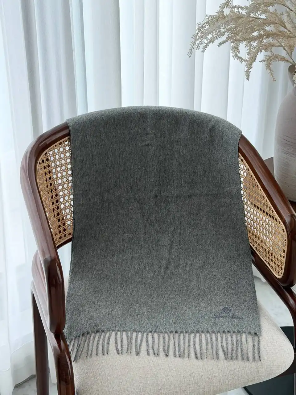Loro Piana Loro Piana Grande Unita Scarf Flannel Melange