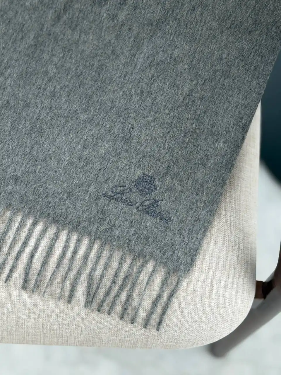 Loro Piana Loro Piana Grande Unita Scarf Flannel Melange