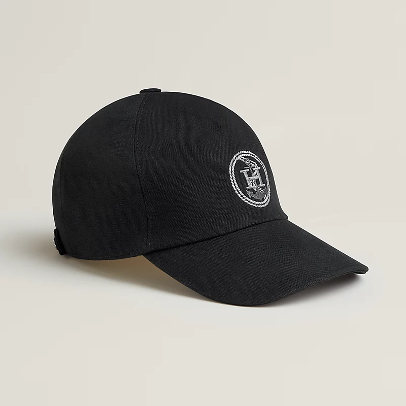 Hermes Max H Ancre Cap Noir / Black - photo 3