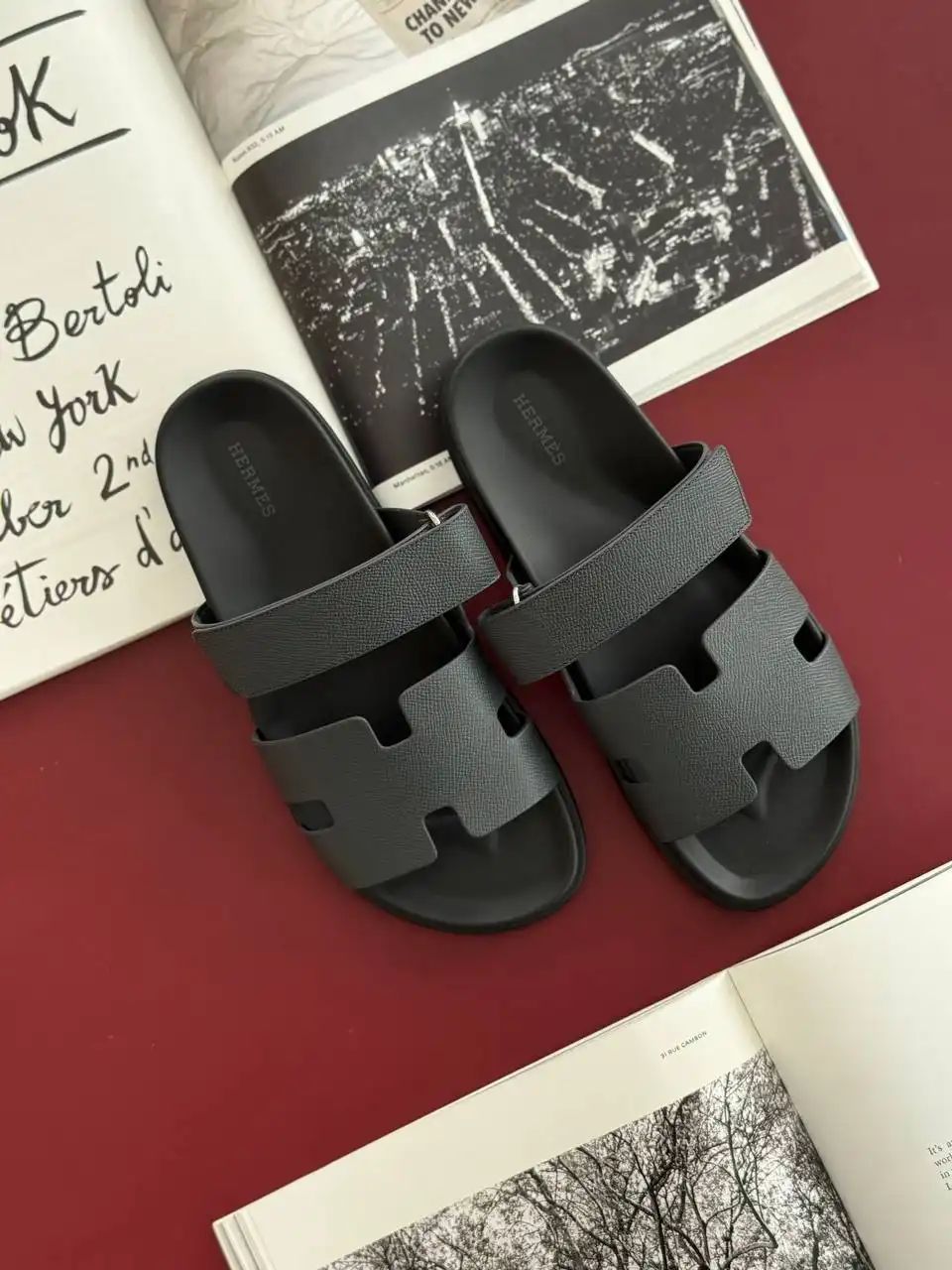 Hermes Hermes Chypre Sandal Gris Orage