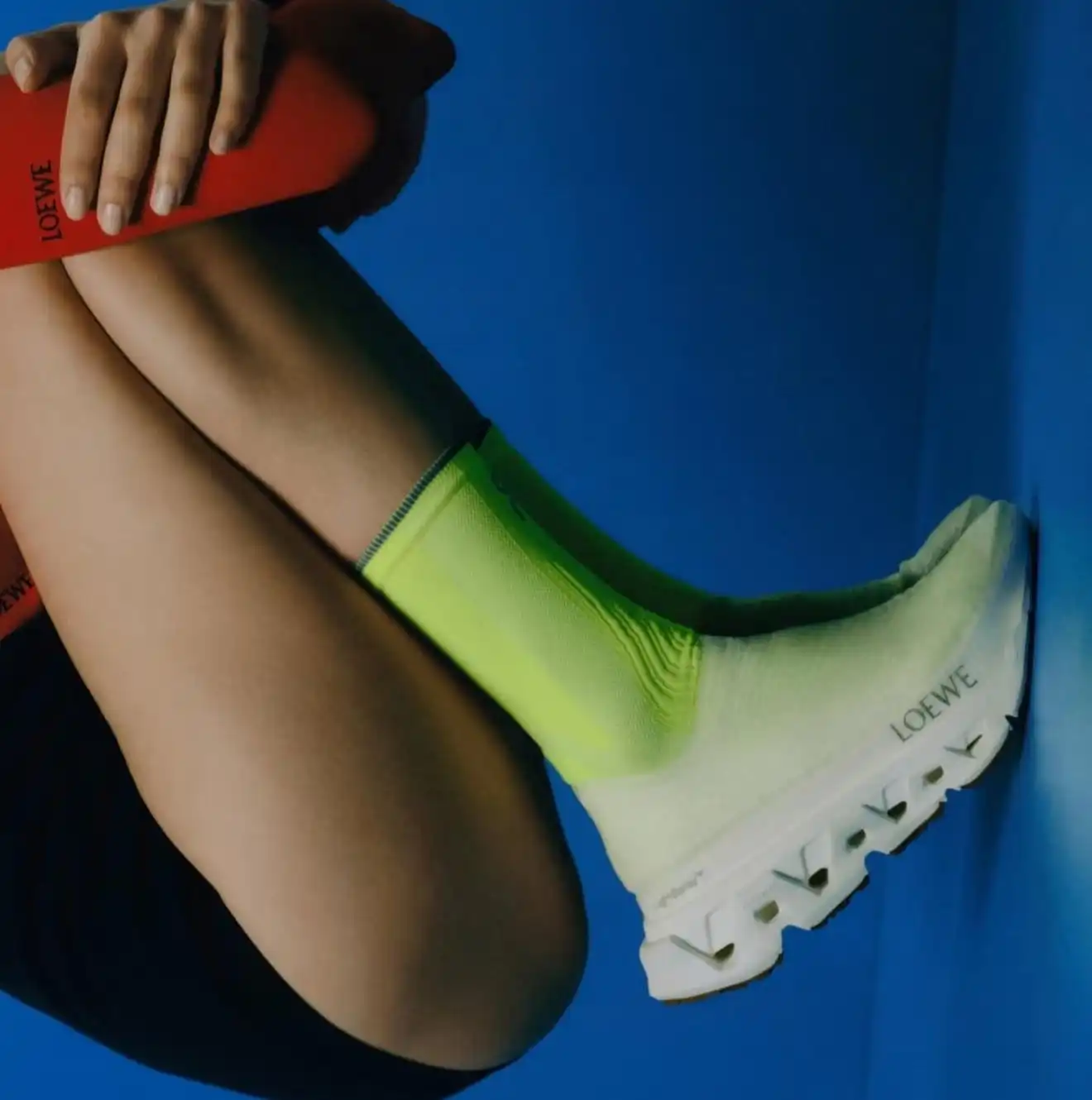 Loewe X On LightSpray Cloudmonster sneaker White / Silver - photo 9