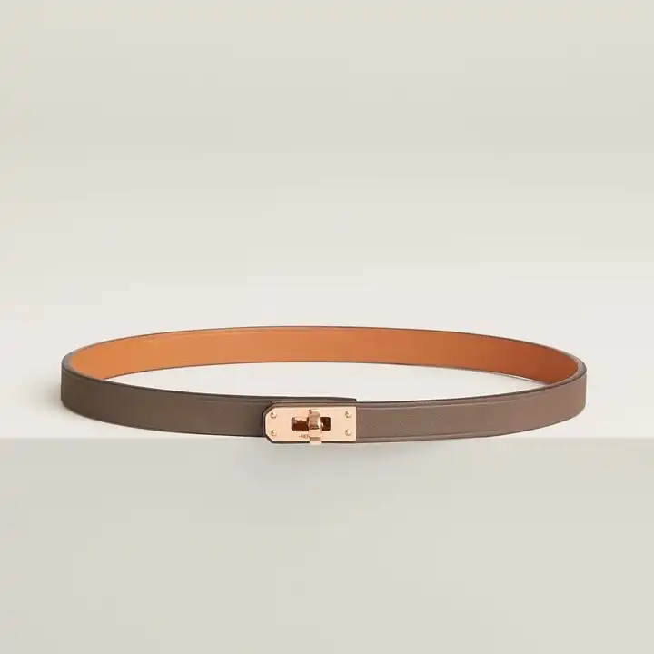 Hermes Hermes Mini Kelly Choker Etoupe GHW